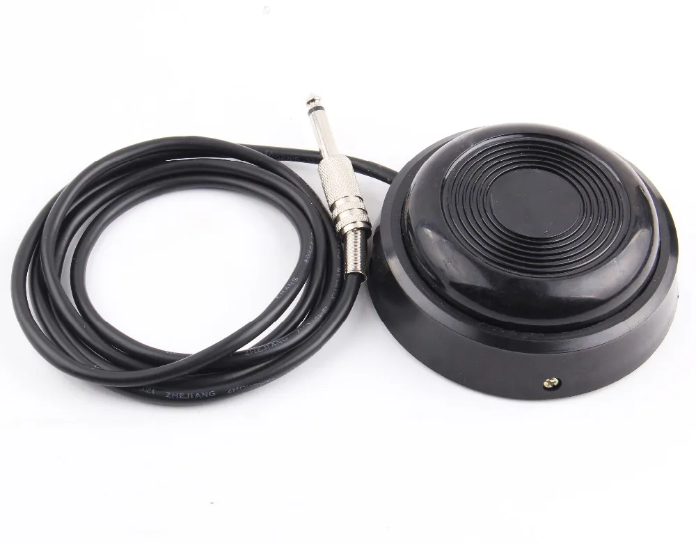 

YILONG Round 360 Star Tattoo Machine Footswitch Foot Pedal Controller Power Supply Black