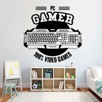 gamer wall decal eat sleep game wall decal controller video game wall decals for kids bedroom vinyl wall art decals a11 002