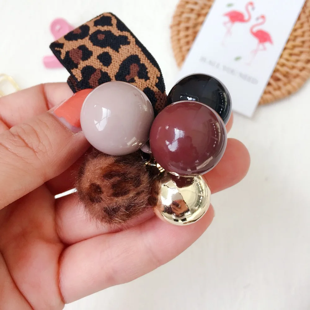 Fashion Pearls Bracelet Good Quality Hair Bands For Women Ponytail Holder Girls Color ball Accessories wholesale |
