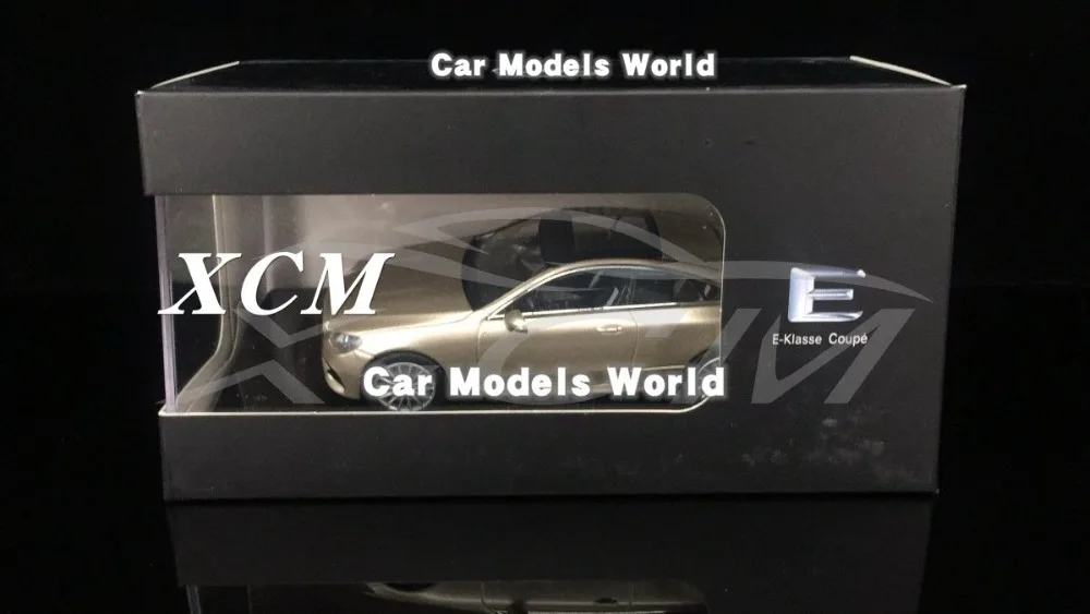 Литая модель автомобиля для E-Class E-Klasse Coupe 1:43(золото)+ небольшой подарок
