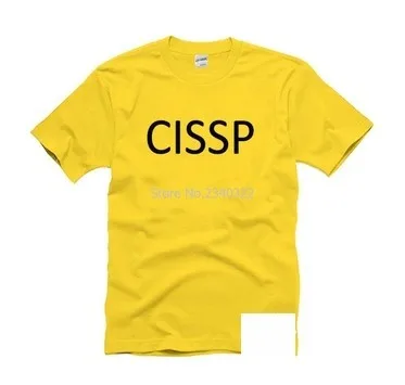 Цвет: желтый IT интернет CISSP футболка Information system безопасная профессиональная хлопковая футболка с короткими рукавами - Цвет: Цвет: желтый