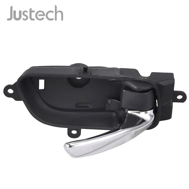 

Justech Right Inside Interior Door Handle Black With Chrome Lever 80670-3TA0D For Nissan Altima Titan Car Front-Rear Door Handle