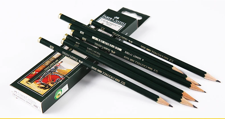 5/16 шт./лот Faber Castell 9000 дизайн карандаш художественный Графитовые Карандаши для рисования письма затенение эскиз черный грифель товары для рукоделия