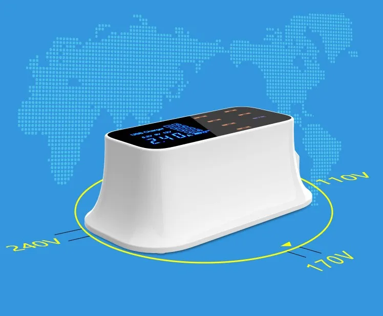 Зарядное устройство QC3.0USB с цифровым дисплеем интеллектуальная интегральная