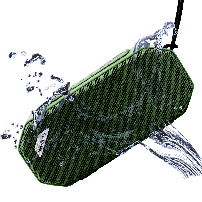 2018 новый водонепроницаемый динамик радио FM Bluetooth беспроводной сабвуфер Открытый
