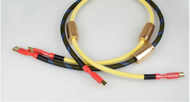 HiFi USB аудио кабель usb тип A штекер B штекер USB 2,0 кабель для декодера DAC звуковая карта кабель для передачи данных