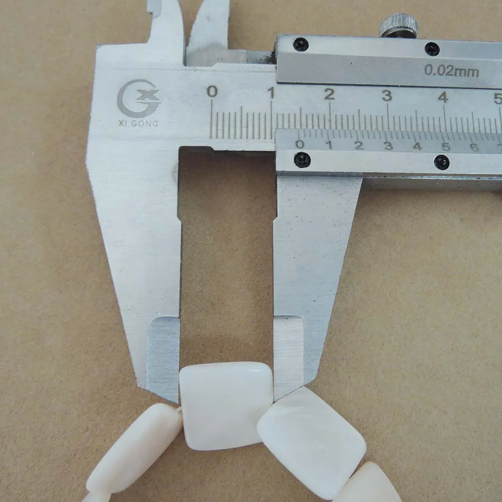 25 шт. в одной партии модные Квадратные бусины морской ракушки 15 мм квадратной