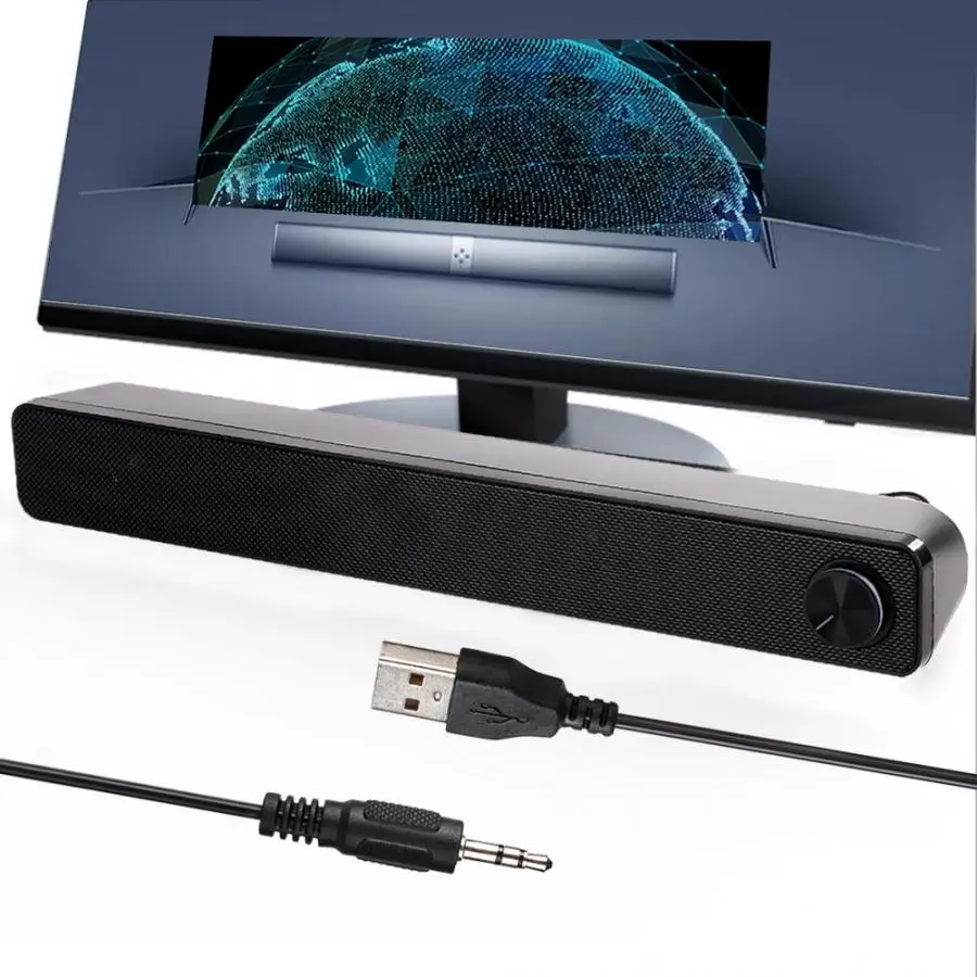 SADA компьютерная колонка с 3D стереозвуком двойной динамик разъемом 3 5 мм USB