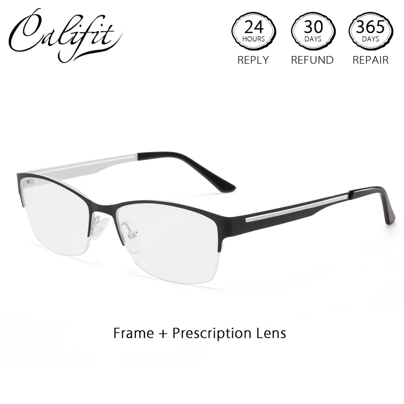 CALIFIT повседневные полутитановые очки с оправой по рецепту или женские модные