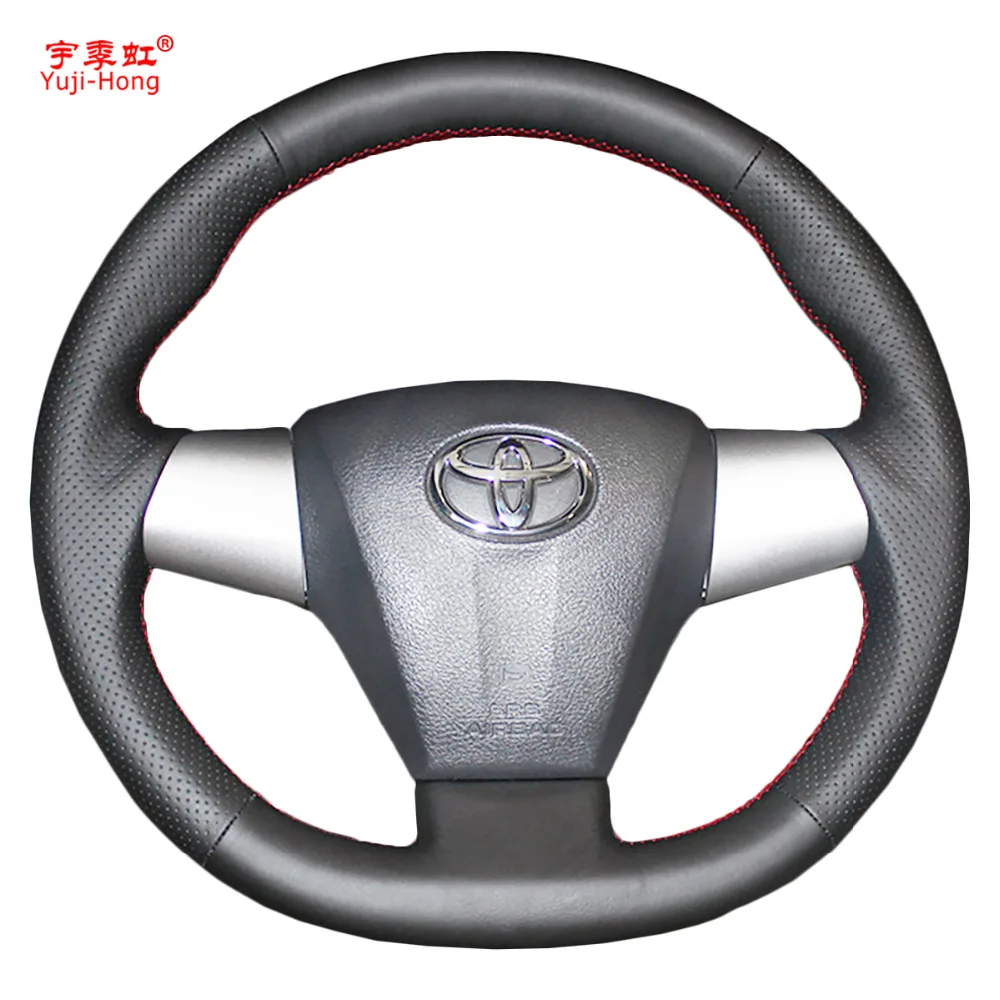 Yuji Hong Чехлы для руля автомобиля из искусственной кожи чехол Toyota Corolla 2011 RAV4 2012 2013