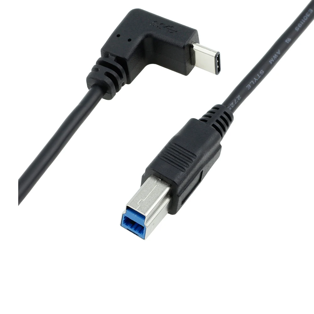 Кабель для передачи данных с правым и левым углом USB 3 1 Type C на 0 B Боковой изгиб 90