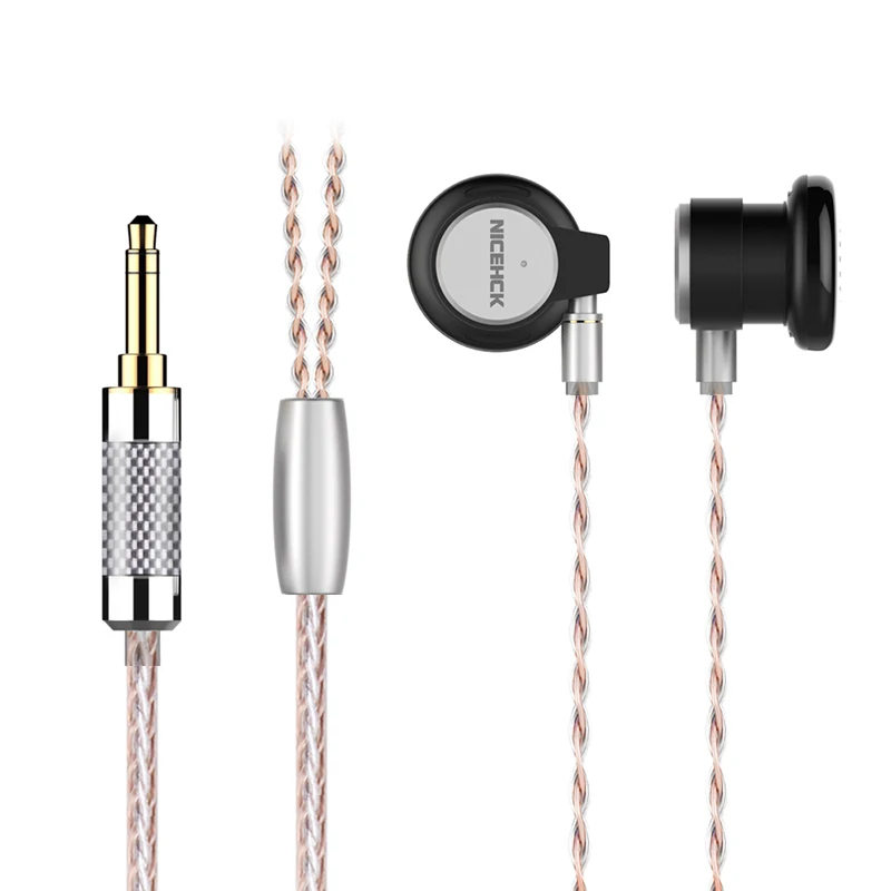 NiceHCK EBX Ушные крючки вкладыши металлические наушники HIFI 14 8 мм Динамический