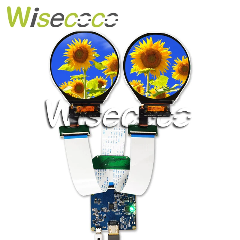 Wisecoco 3.4 inch round circular 800*800 lcd screen for Home Appliances display Raspberry PI DIY project MIPI Driver Board