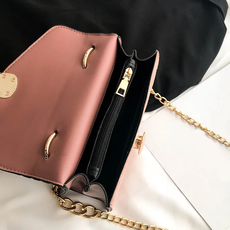 Винтаж скраб Кожа Лоскут дизайнер Crossbody сумка для женщин 2019 из искусственной кожи