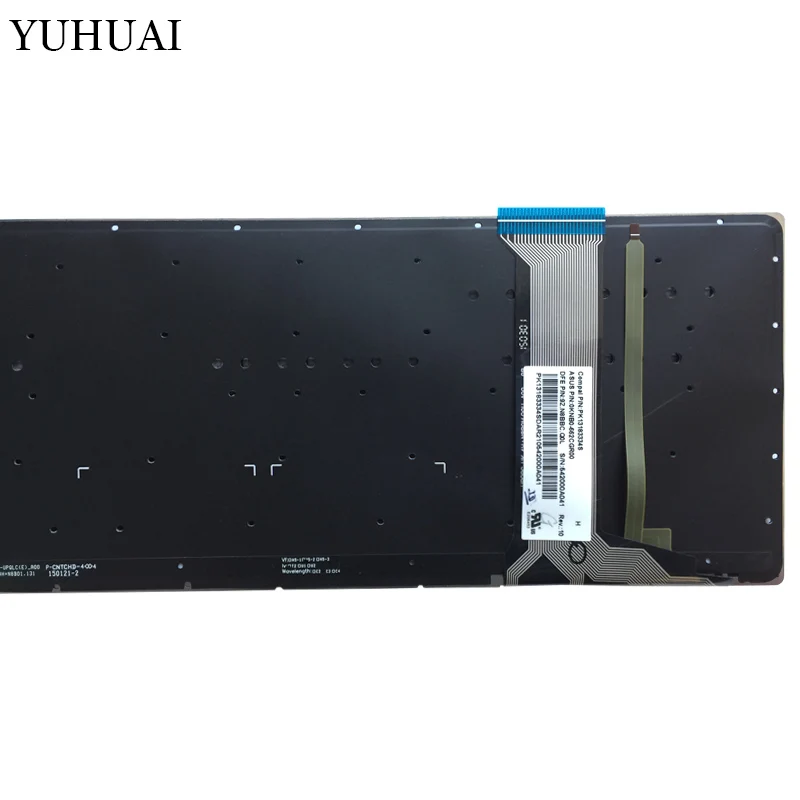 Греческая красная Клавиатура для ноутбука с подсветкой ASUS GL752 GL752V GL752VL GL752VW GL752VWM