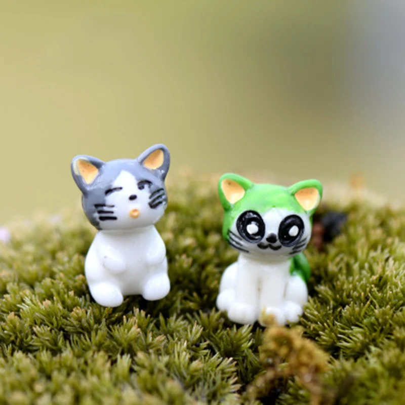 ZOCDOU 2 шт. дикий кот страй Кот Большой Глаз Канада Япония Корея DIY Котенок Модель