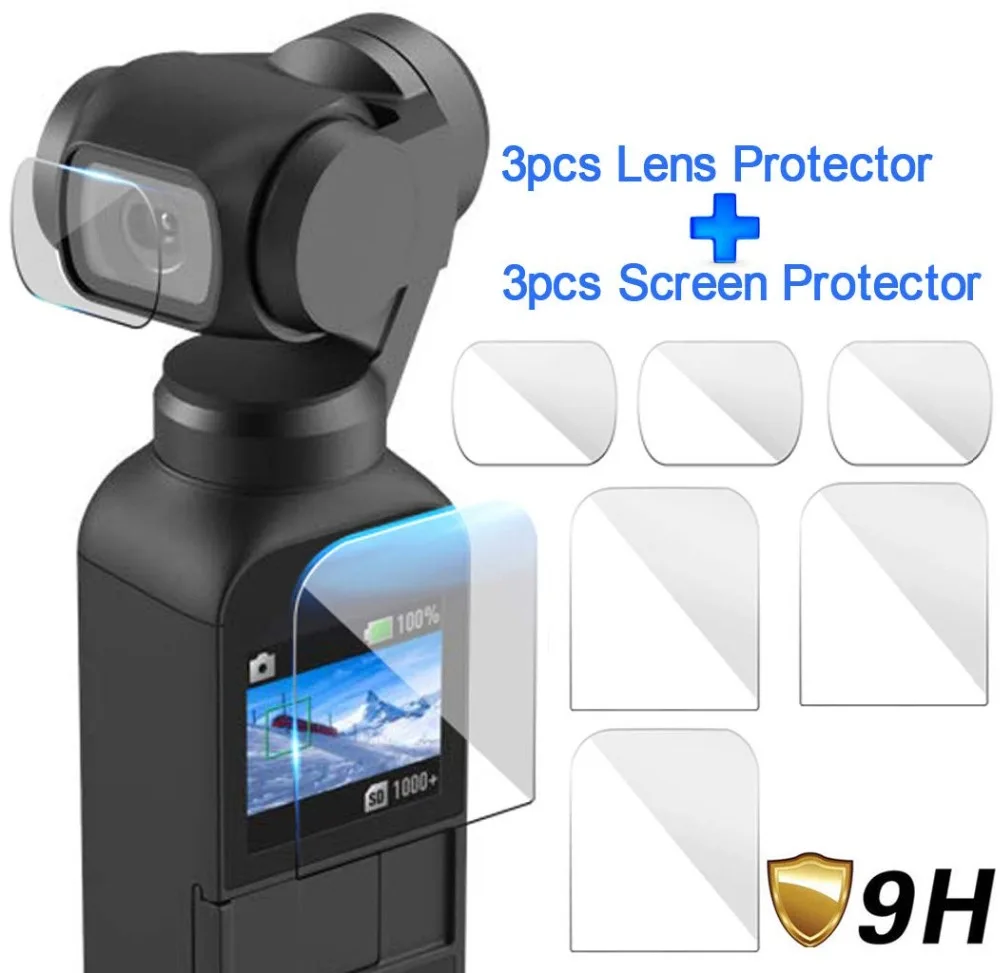 Защитная пленка для экрана DJI Osmo Pocket объектива карданный чехол аксессуары