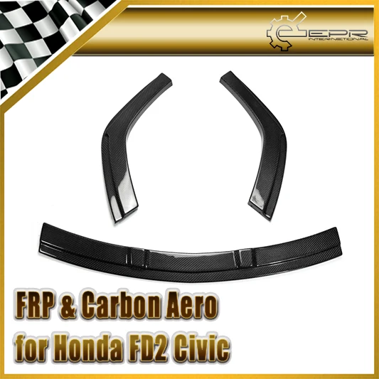 Автомобильный Стайлинг для Honda 2006 2011 Civic FD2 углеродное волокно Mugen RR передний под