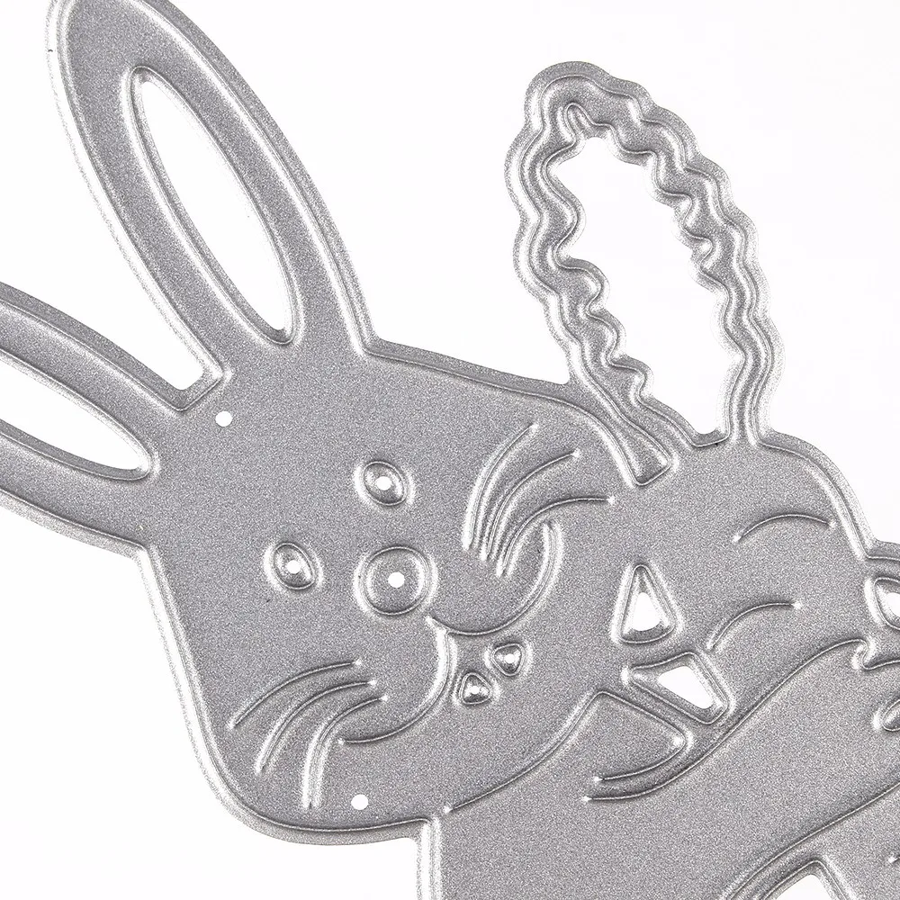 Cute Animal Rabbit Metal Cutting Dies Stencils for DIY Scrapbooking New 2019 Album Paper Card Decor Embossing Die Cuts Easter | Дом и сад