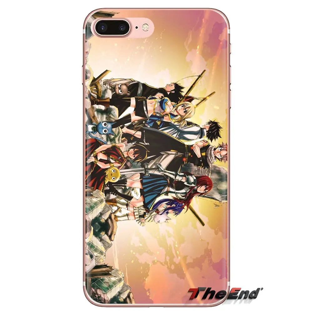 Soft Silicone TPU Case fairytail anime Japanese Famous For Samsung Galaxy S3 S4 S5 Mini S6 S7 Edge S8 S9 S10 Plus Note 3 4 5 8 9 |