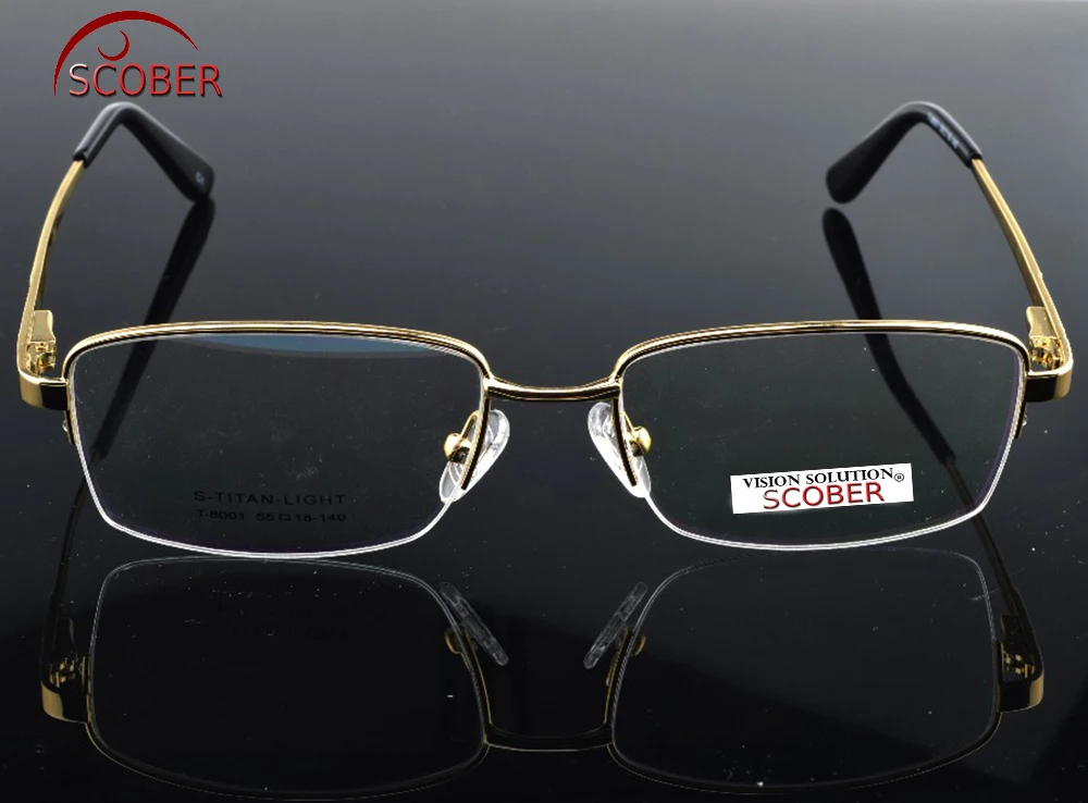 2019 мужские очки = полуободковая оправа из сплава Scober коммерческие изготовленные