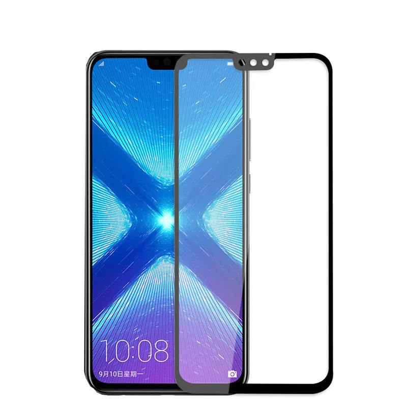 Полное защитное стекло honor 8x закаленное стекло для huawei honor 8x 8c play 8a 8 lite honor 8x honor 8a honor 8c Safety Sklo