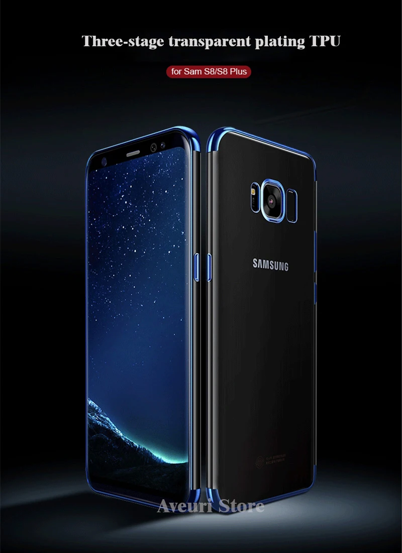 Роскошный обшивка мягкий чехол для телефона для samsung Galaxy S7 Edge S8 S8 Plus Coque Прозрачный чехол для samsung S9/S9Plus Note 8 Fundas