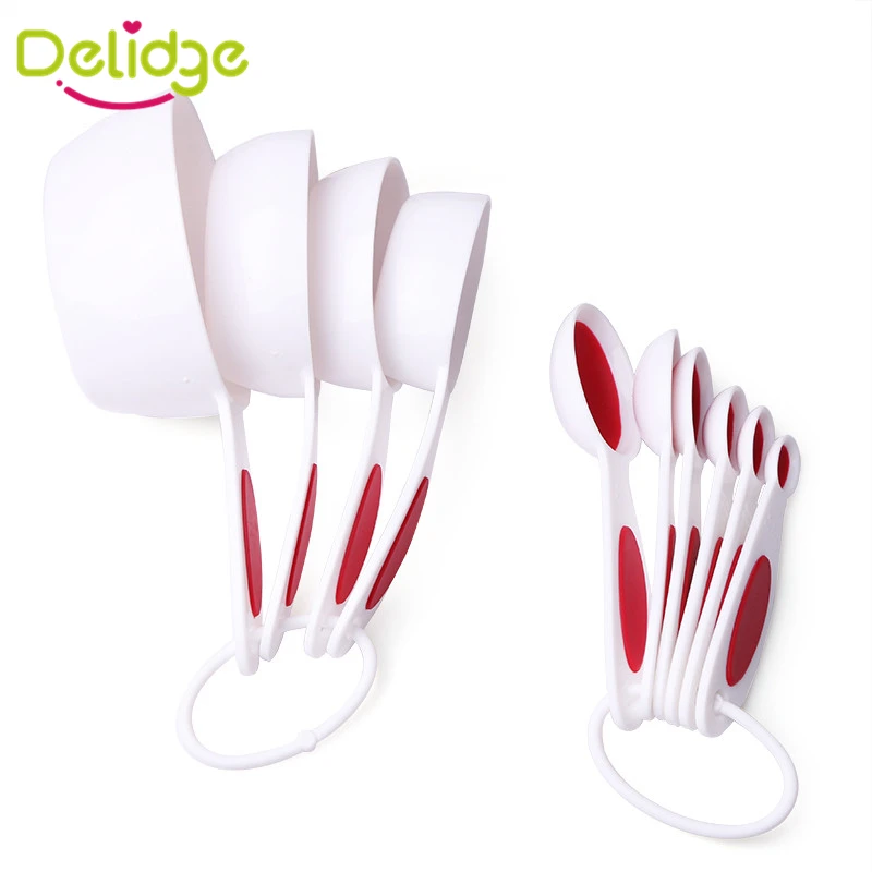 Delidge Искусственные пластиковые Кухонные мерные ложки полезная модель набор