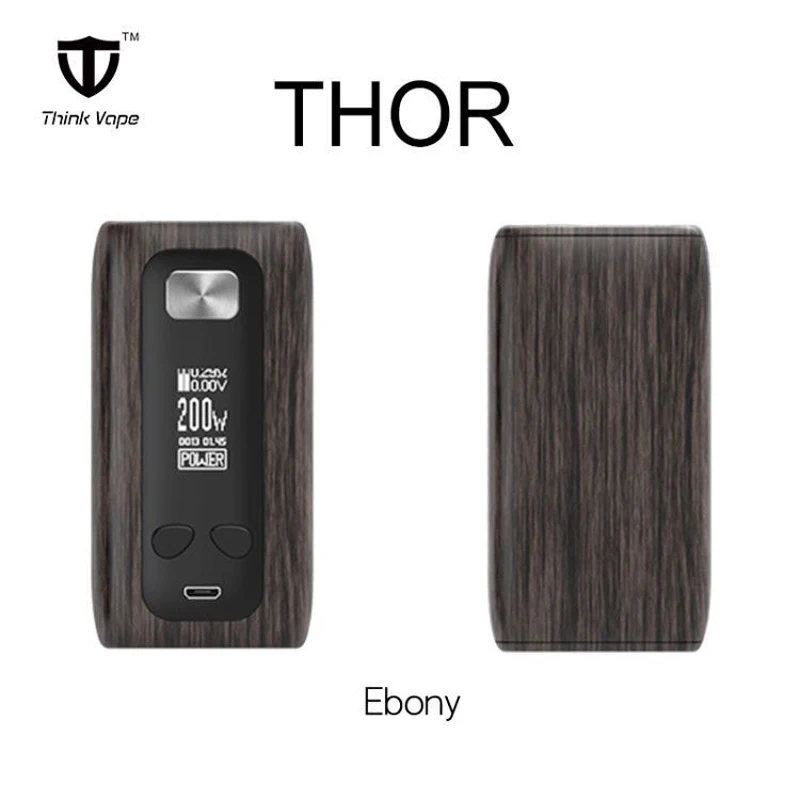 Новый цветной мод ThinkVape Thor 200 Вт блок контроля температуры электронная сигарета