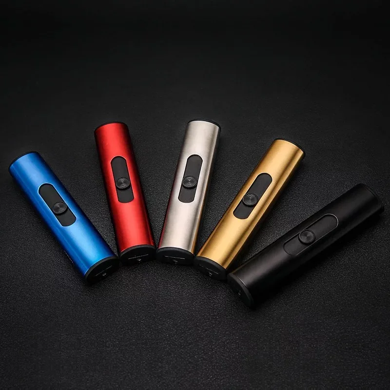 Новое поступление USB перезаряжаемая ветрозащитная Зажигалка для сигарет s легкая