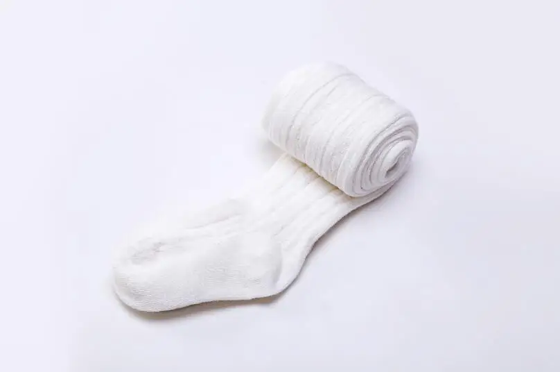 White YGYEEG/поступление; колготки; черные колготки для девочек; пикантные мягкие хлопковые колготки в полоску; зимние женские теплые облегающие трикотажные колготки выше колена - Цвет: White