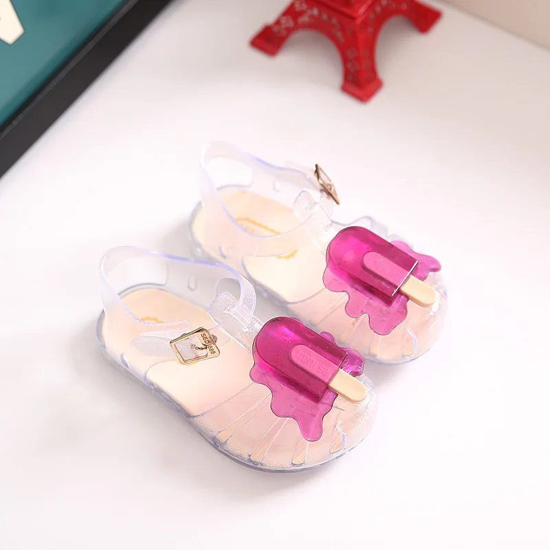 Детские сандалии Новинка лета 2019 пляжная обувь для маленьких девочек с милым