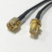 wifi router cable sma male plug switch sma female jack nut pigtail rg174 wholesale 20cm 8 adapter