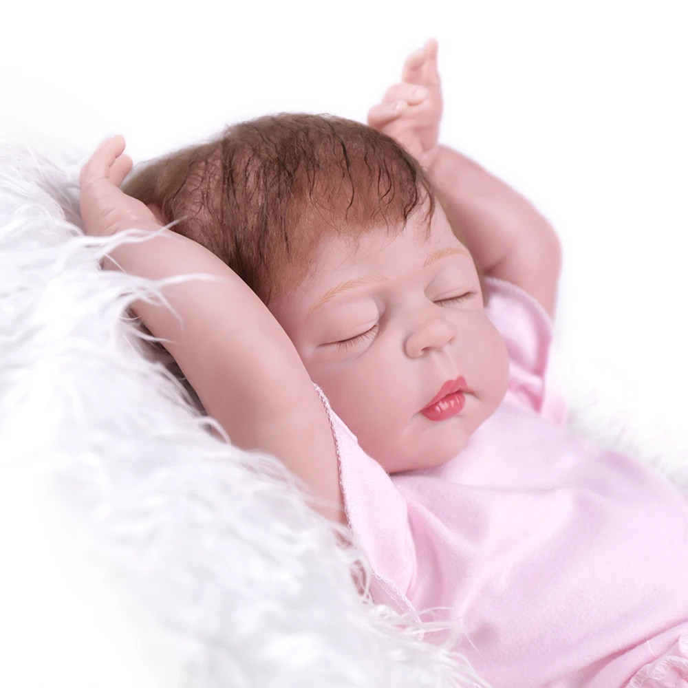 Силиконовая кукла Reborn 22 дюйма 55 см|reborn corpo de silicone|silicone rebornreborn girl |