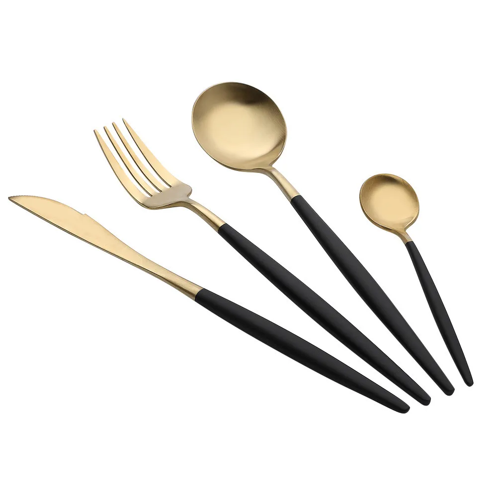 Кухня Португалия Западный китайский стиль столовые приборы вилка ложка 4 шт.