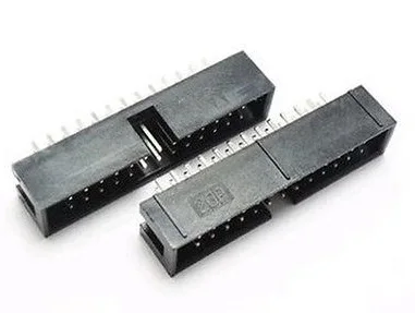 100 шт. кожух Заголовок IDC разъем 2 54 мм 2x13 Pin 26 P прямой мужской квадратный штырь 0 64