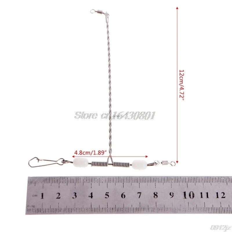 Люминесцентные бусины из нержавеющей стали Т-образный поворотный Рыболовный