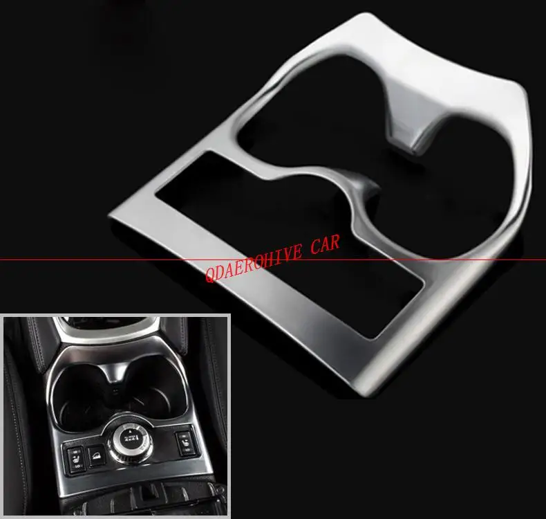 

QDAEROHIVE Water Cup Holder Cover Frame Trim Auto Interior Decoration FOR X Trail X-trail T32 2014-2018