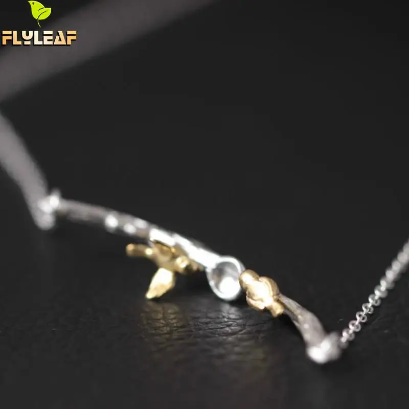 Женское винтажное ожерелье из серебра 925 пробы с птичьими птицами|pendants for women|necklaces