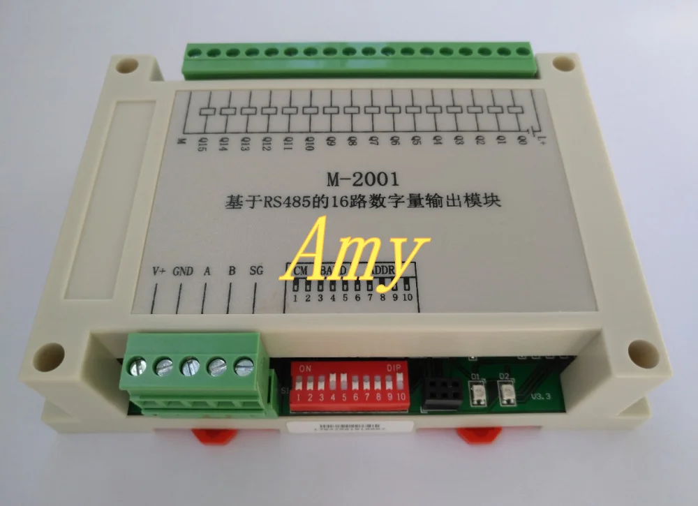 16 полосный цифровой выход DO Модуль RS485 Modbus сбор данных плата связи PLC расширение
