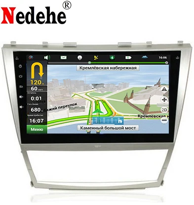 10 1 дюймовый 1024*600 Android 8 автомобильный DVD GPS для TOYOTA CAMRY 2007 2008 2009 2010 2011 Навигация