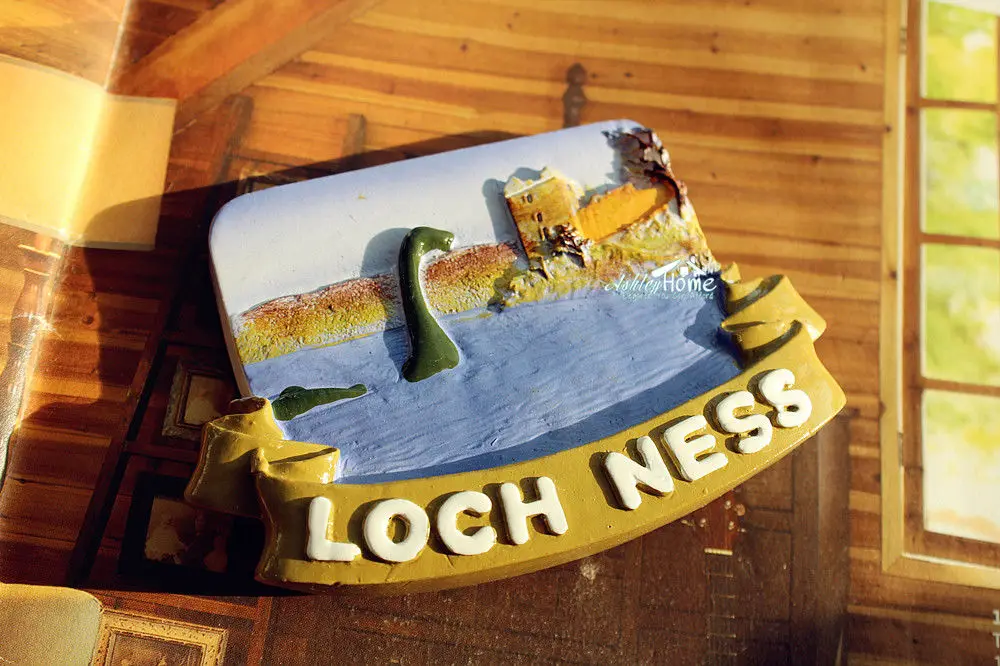 Loch Ness Monster Шотландия туристический сувенир для путешествий 3D резиновый магнит на