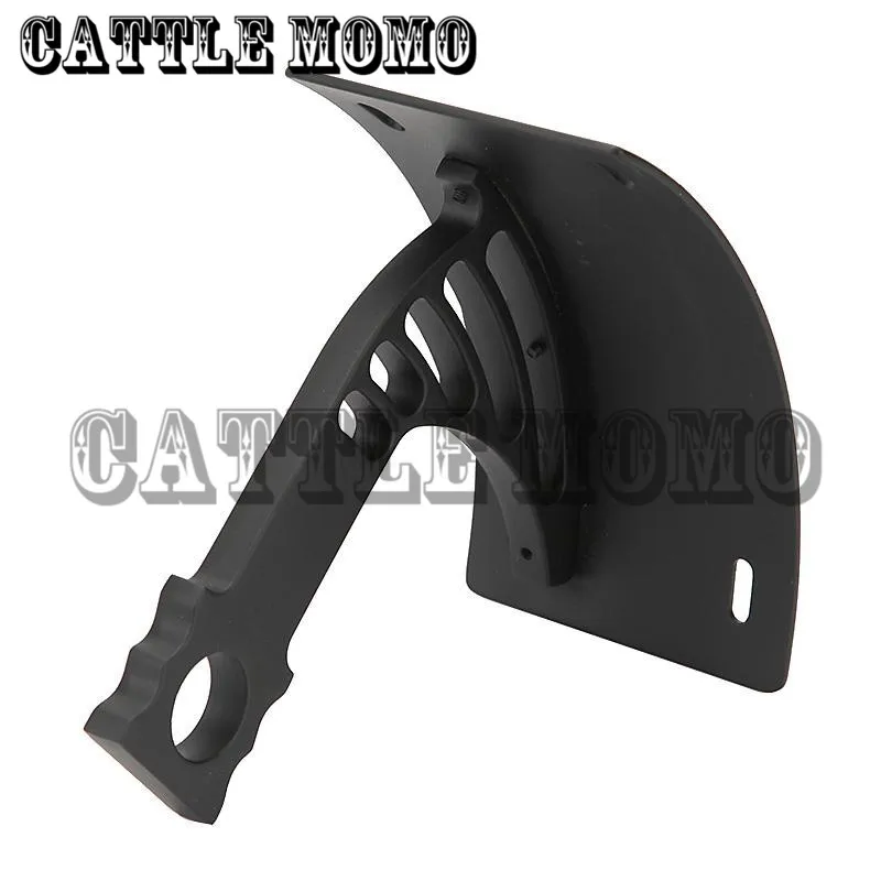 Black Curved Rear Vertical License Plate Frame Mount Tag CNC Billet Aluminum For Honda CBR 600RR 2005 06 07-12 1000RR 2004-2013 |