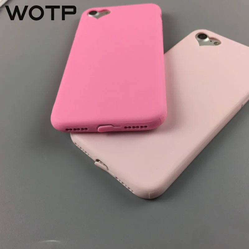 WOTP мягкий чехол для телефона ярких цветов iPhone 5 5S se 6 S 7 8 Plus X милый из
