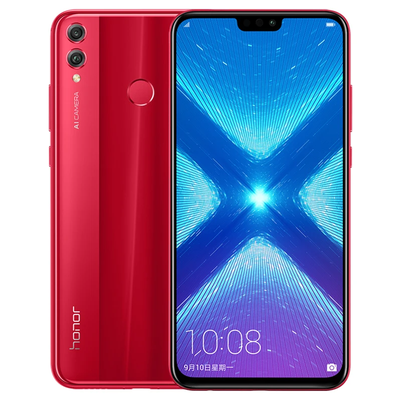 Смартфон HONOR 8X 4G LTE 4 + 64 ГБ 8 1 '' 6 5 ГГц ядер 20 МП 2 мАч|Смартфоны| |