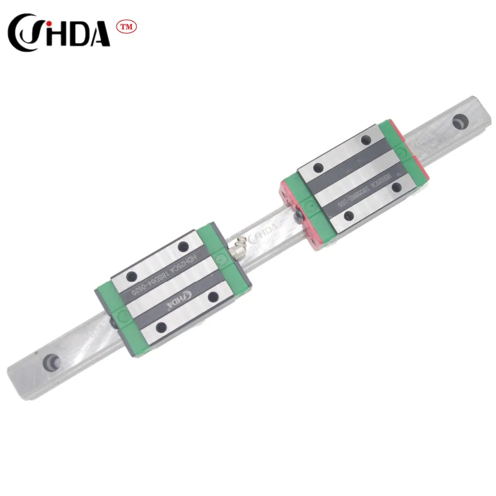 Бесплатная доставка 2 шт. направляющая linar + HGH20 4 HGH20CA HGW20CC линейная рельса s блок
