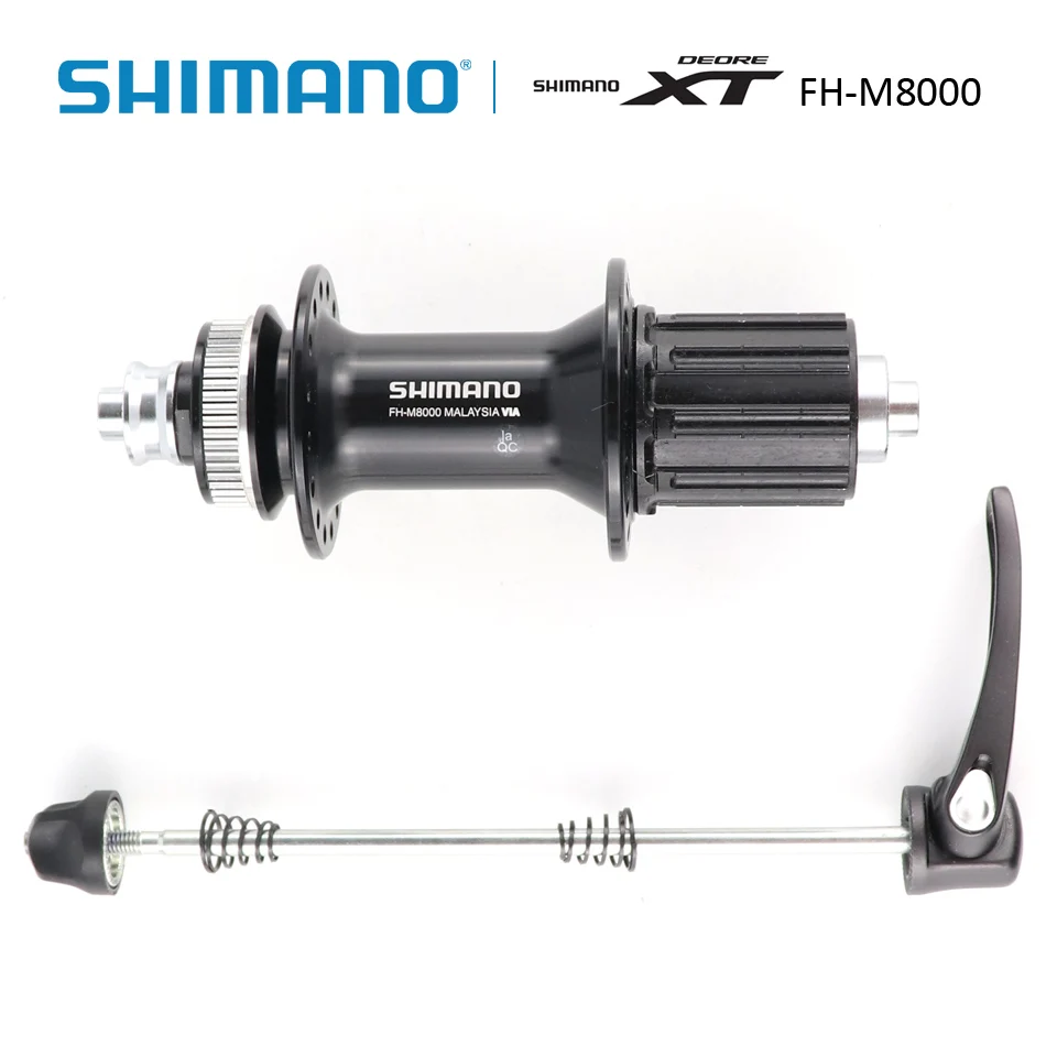 SHIMANO велосипедные Deore XT FH M8000 концентратор MTB велосипеда 32 H/36 H 8/9/10/11 Скорость Центр