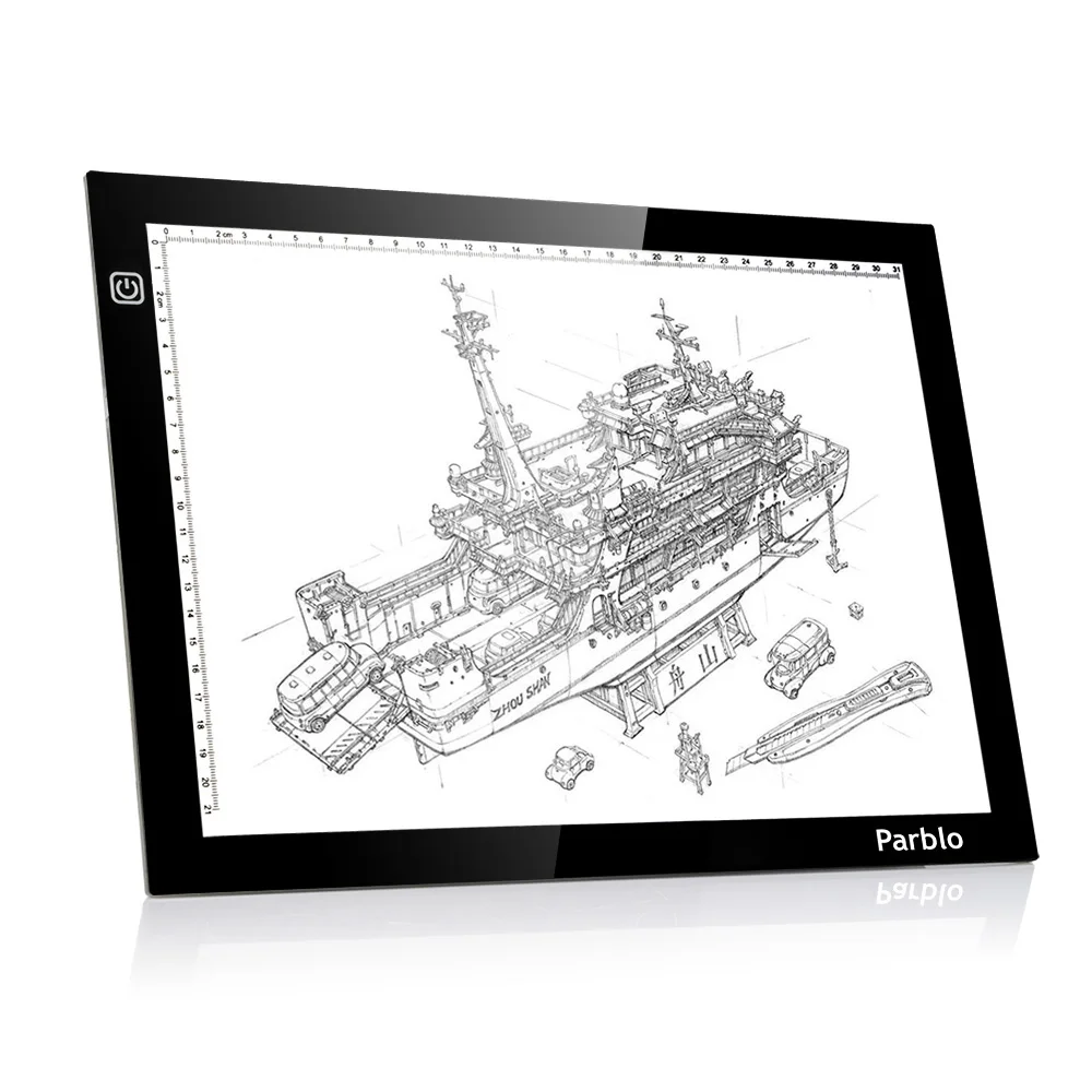 Parblo A4S ультра тонкие световые коробки Светодиодные доски профессиональная