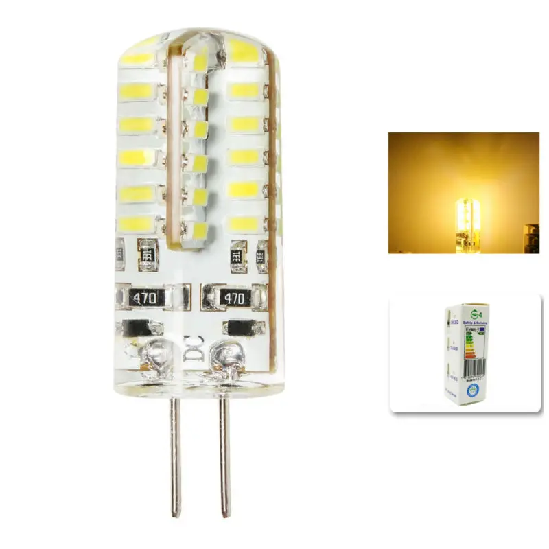 1 шт./лот G4 48 СВЕТОДИОДНАЯ Лампа DC 2V 6W Светодиодная лампа 3014SMD светодиодная