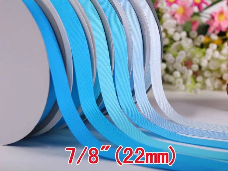 [IuBuFiGo] 7/8 &quot22 мм Grosgrain ленты 22 банты упаковка набор для шитья 100 ярдов/партия | Дом и
